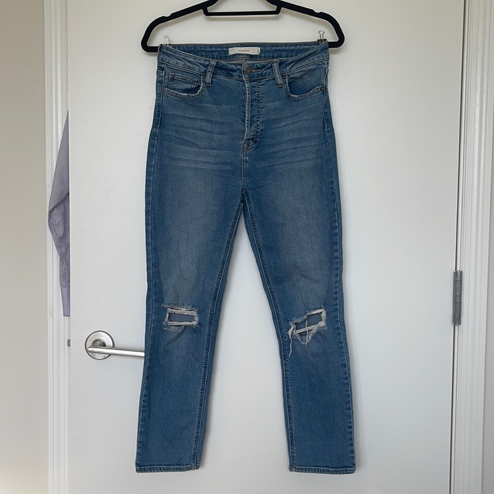 Hidden Denim Ankle Slim Jeans